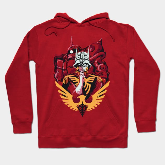 Red Comet Hoodie by Astrawitch Art